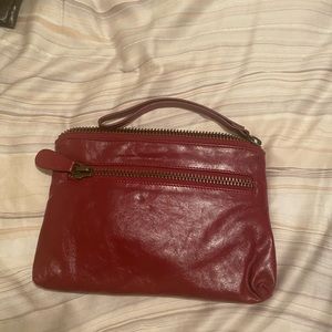 Latico Burgundy wristlet/clutch